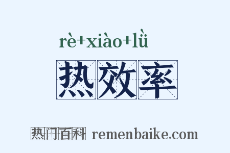 热效率是什么意思的图片